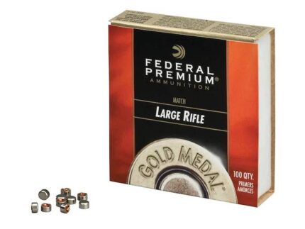 Federal Premium Gold Medal Large Rifle Match Primers #210M Box