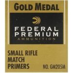 Federal Premium Gold Medal Small Rifle Match Primers #205M