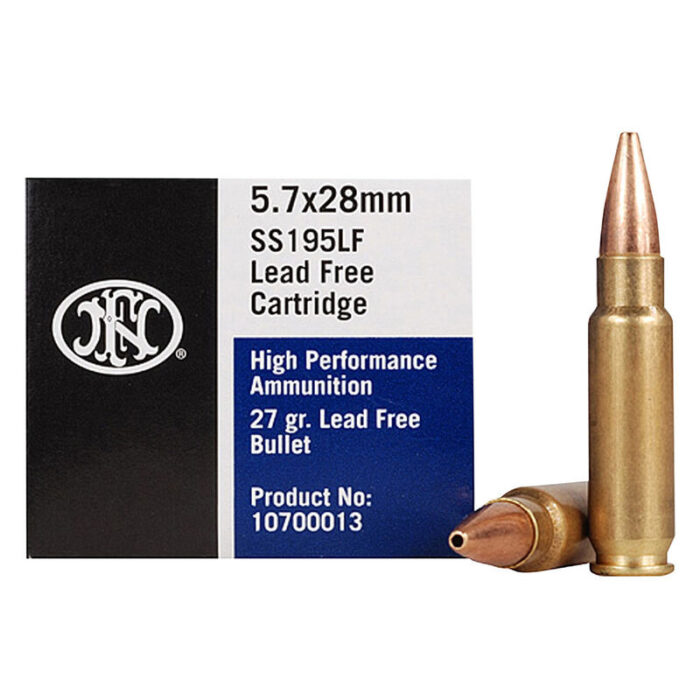 FNH USA SS195LF 5.7x28mm 27 Grain JHP 2000 Round Case - Image 1