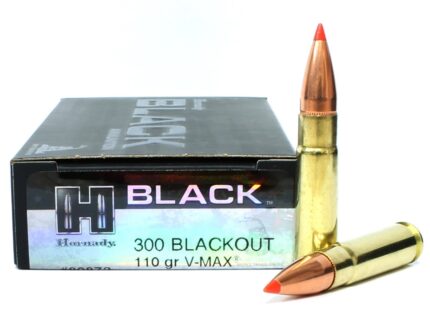Hornady Black 300 AAC Blackout Ammo 110 grain V-Max, 200rds [80873]