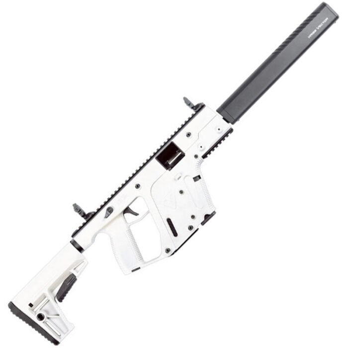 Kriss USA Kriss Vector Gen II CRB .45 ACP Semi Auto Rifle 16" Barrel 13 Rounds Kriss M4 Stock Adapter/Defiance M4 Stock Alpine White Finish - Image 1