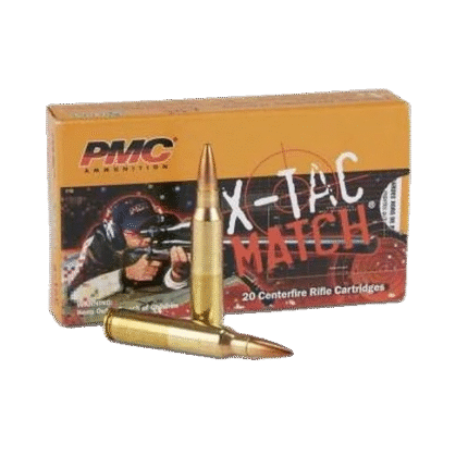 PMC 223 Remington X-tac Match Ammunition 500 Rounds Brass Casing