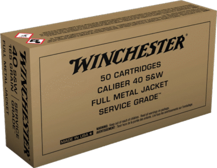 Winchester 40 S&W Ammunitions Brass 500 rounds