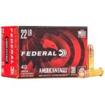 Federal American Eagle 22LR 38gr CPHP Ammunition - 400RDS