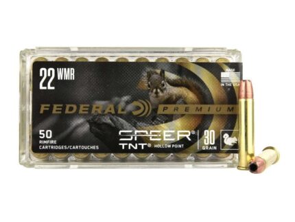 Federal Premium Varmint & Predator Speer TNT 22WMR Ammunition Varmint & Predator Speer TNT 22 WMR 30 Grain (500) Varmint & Predator Speer TNT