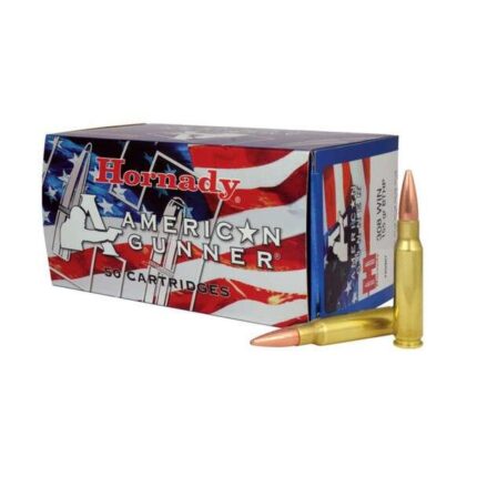 HORNADY American Gunner 308 Win. 155Gr BTHP Match 250Rd Box Ammo (80967)