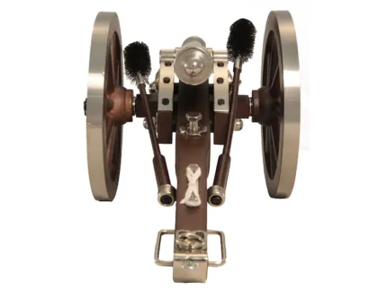 Traditions Mini Napoleon III Black Powder Cannon 50 Caliber Nickel Plated Barrel Hardwood Carriage