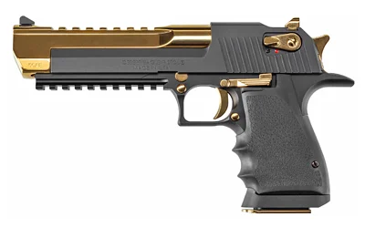 DE L6 44MAG 6″ 8RD BLK/GLD